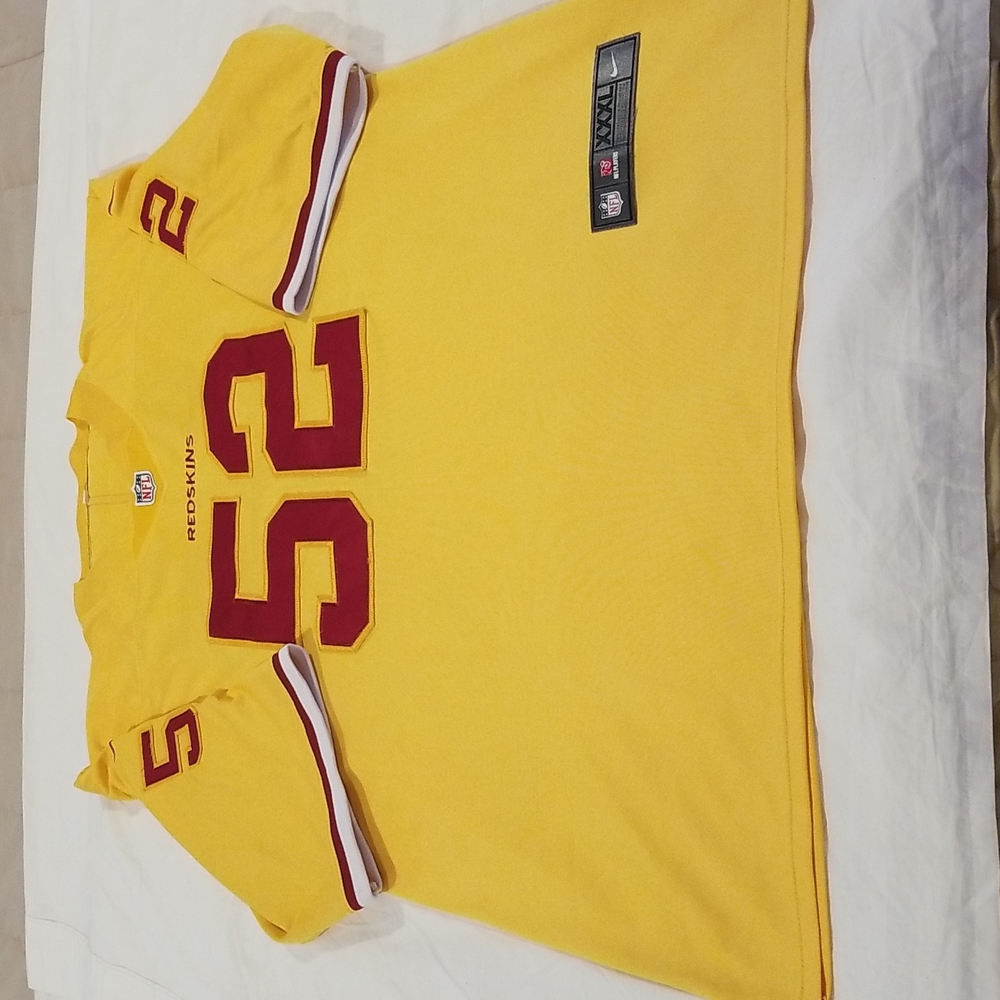 Nike Yellow and Red Men's Jersey - Picture 3 of 7